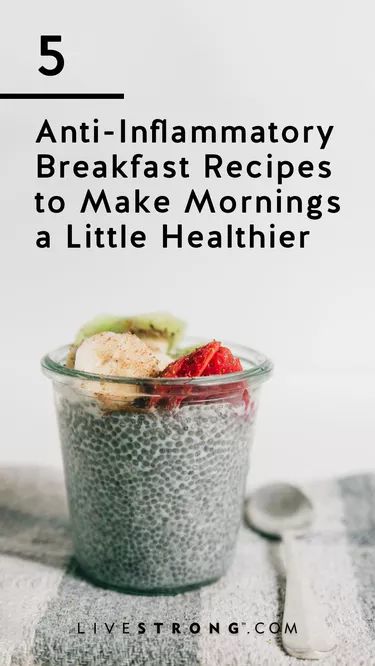 Anti-Inflammatory Breakfast Recipes for Healthier Mornings | Livestrong.com Inflammation Diet Recipes, Inflammation Foods, Anti Inflammation Recipes, Avocado Health Benefits, Inflammation Diet, Baking Soda Beauty Uses, Anti Inflammation, Makanan Diet, Chia Seed Pudding