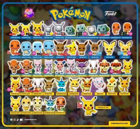 Pokemon Funko Pop Display, Funko Pop Checklist, Disney Funko Pop, Star Wars Funko Pop, Marvel Funko Pop, Funko Pop List, Best Funko Pop, Игрушки Funko Pop, Kartu Pokemon