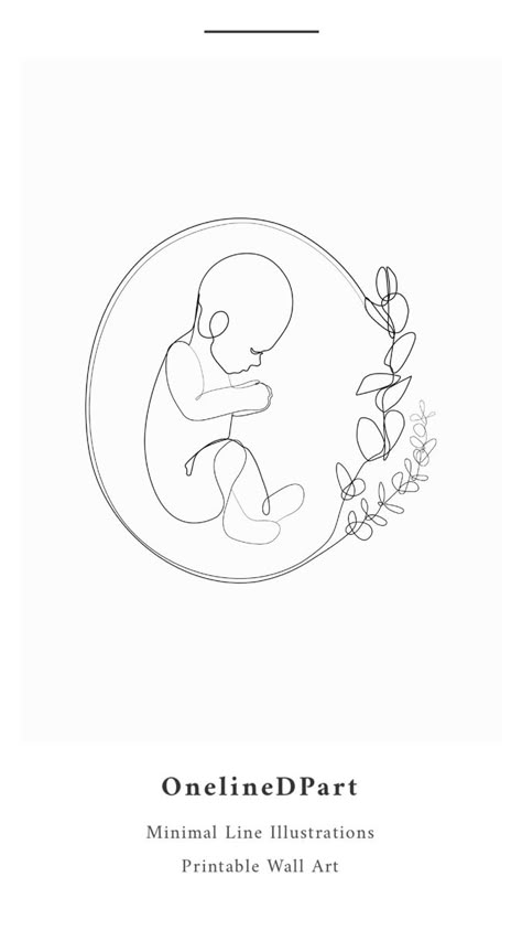 Pregnant Line Art Drawings, New Baby Art, Newborn Line Art, Baby Line Drawing, Baby Line Art, Baby Art Drawing, Pregnancy Line Art, Logo Baby, Minimalistic Line Art