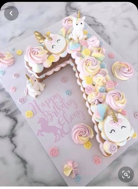 Diy Unicorn Cake, Easy Unicorn Cake, Unicorn Cake Smash, Unicorn Cake Pops, 7th Birthday Cakes, Unicorn Birthday Cake, Unicorn Cake Topper, Magic Cake, Unicorn Cupcakes