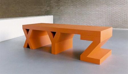 XYZ bench Worst Idea Ever, Contemporary Bench, Concrete Sculpture, Bench Designs, Door Stops, Modern Bench, Furniture Details, Unusual Design, Dutch Design