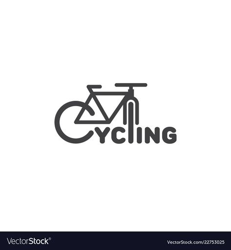 Cycle Logo Design, Cycling Logo Design, Logo Sepeda, Bicycle Logo Design, Bike Logo Cycling, Cycling Logo, Bicycle Logo, Logo Bike, Bike Logos Design