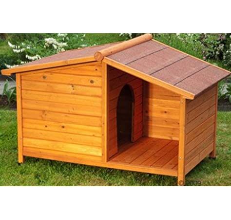 Terrasse Med Tak, Wood Dog Kennel, Home Shelter, Wooden Dog Kennels, Niche Chat, Dog House Plans, Dog House Diy, Shock Collar, Dog Kennel Outdoor