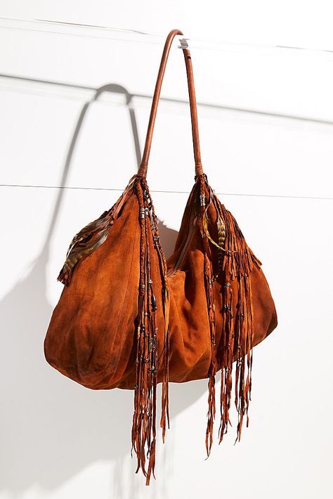 Boho Bags, Fringe Purses & Handbags for Women | Free People Statement Handbag, Leather Fringe Bag, Boho Handbags, Suede Clutch, Fringe Purse, Bohemian Bags, Boho Fringe, Fringe Bags, Boho Purses