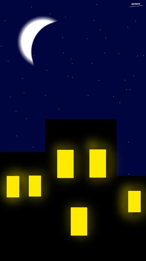 Building At Night, School Drawings, Home Alone 2, Square Drawing, House Silhouette, Concept Drawing, Pencil Drawing Images, Tips For Happy Life, Scenic Wallpaper