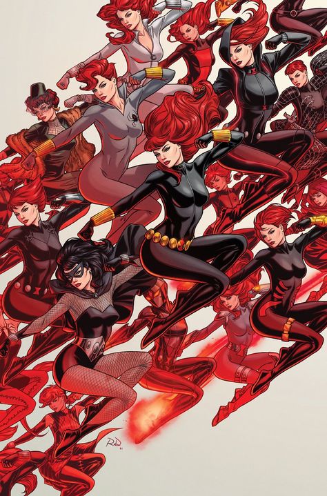 Russell Dauterman, Black Widow Costume, Black Widow Avengers, Black Widow Marvel, Marvel Thor, Marvel Comics Art, Marvel Girls, Comics Art, Romanoff