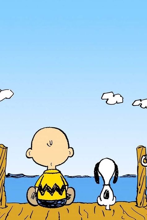 Charlie Brown & Snoopy Sittin on the Dock of the Bay Charlie Brown Wallpaper, Peanuts Wallpaper, Thanksgiving Wallpaper, Snoopy Wallpaper, Snoopy Pictures, 패턴 배경화면, Iphone Wallpaper Images, Snoopy Love, Spring Wallpaper