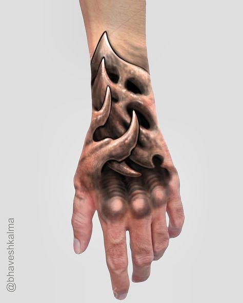 Bio organic Tattoo Design for Hand by Bhavesh Kalma Bio Organic Tattoo Design, Organic Tattoo Design, Biomechanical Tattoo Design, Bio Mechanical, Bio Organic Tattoo, Tattoo Design For Hand, Organic Tattoo, Biomechanical Tattoo, Bio Organic