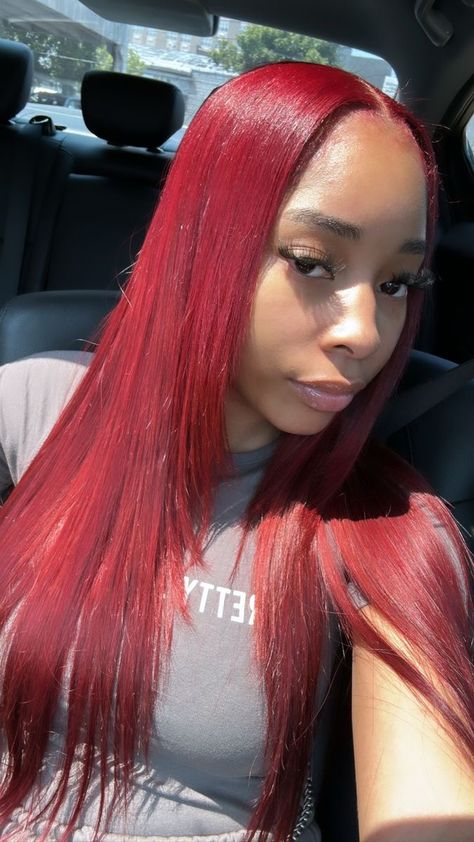 Red Lace Wig, Cosplay Hairstyles, Red Hair Inspo, Sew In Hairstyles, Hair Color Streaks, Dyed Hair Inspiration, Birthday Hair, Hair Advice, Pretty Braided Hairstyles