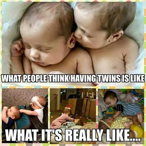 This is SO true! Lol....but I love 'em! ❤ Mom Of Twins Quotes, Twins Quotes Funny, Twin Quotes Funny, Twins Quotes, Twin Problems, Twins Meme, Parent Humor, Twin Quotes, Parenting Teens Humor