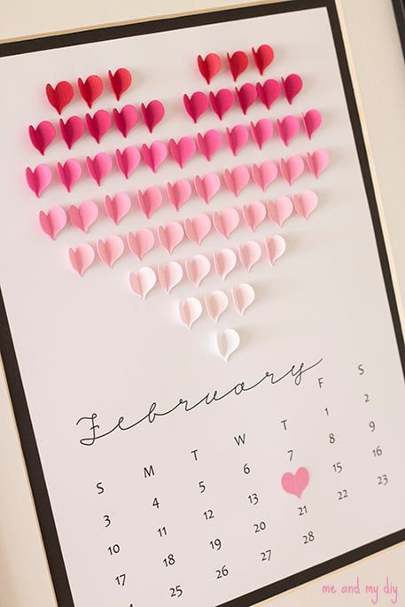 Birthday Organization, Saint Valentin Diy, Valentines Bricolage, Anniversaire Diy, Diy Home Accessories, Desain Quilling, Valentines Day Funny, February Birthday, Birthday Calendar