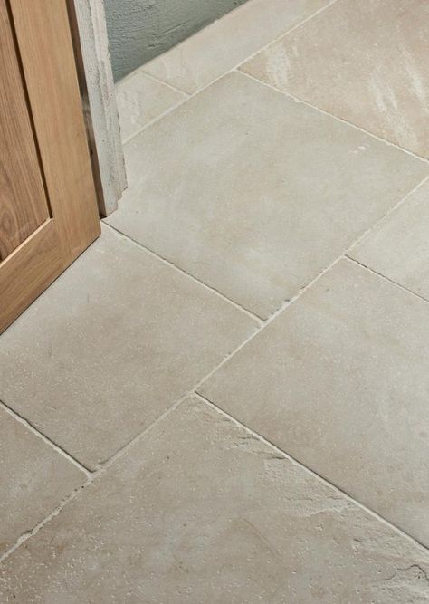 Bathroom Limestone, Limestone Bathroom Floor, Sandstone Tile, Cottage Flooring, Beach House Bathroom, Sandstone Tiles, Tiled Hallway, Indoor Tile, Hallway Flooring