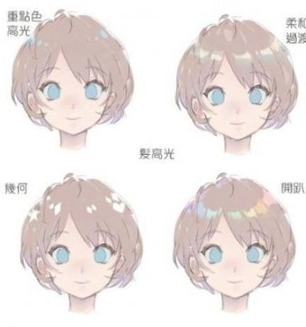 Hair Highlight Tutorial, Mata Manga, Pelo Anime, Drawing Hair, Anime Tutorial, Manga Drawing Tutorials, Highlights Hair, Poses References, Digital Painting Tutorials