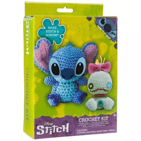 Stitch And Scrump, Stitch Scrump, Lilo And Stitch Characters, Lilo And Stitch Merchandise, Disney Crochet Patterns, Granny Square Projects, Lilo And Stitch Quotes, Stitch Toy, Lilo And Stitch Drawings