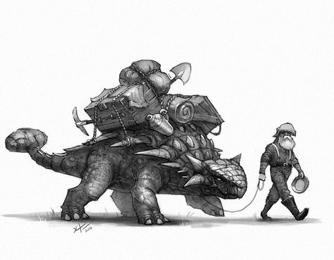 1,724 Likes, 16 Comments - Shaun Keenan (@shaunmichaelkeenan) on Instagram: “Ankylosaurus makes a great pack "mule" #goldrush #dinosaurs #dinosaur #ankylosaurus #art…” Dinosaur Ankylosaurus, Pack Mule, Dinosaur Drawing, Draw Animals, Ark Survival Evolved, Paleo Art, Jurassic Park World, Dinosaur Art, Prehistoric Creatures