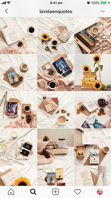 The Best Instagram Feed Ideas for Bookstagrammers Wooden Props, Instagram Grid Layout, Instagram Feed Tips, Photography Backdrops Diy, Best Instagram Feeds, Book Photography Instagram, Instagram Feed Planner, Instagram Feed Layout, Bookstagram Inspiration