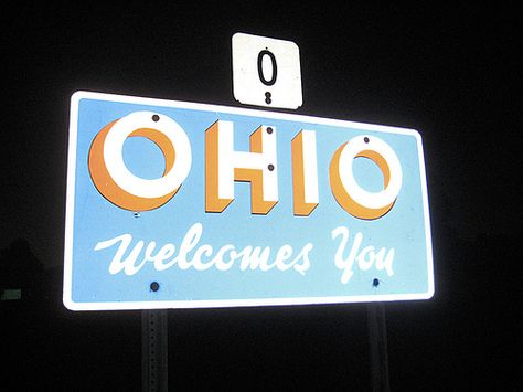 Ohio welcomes you. Really. by Draplin, via Flickr Welcome To Ohio Sign, Welcome To Ohio, Falling Petals, 2024 Manifestation, Midwest Travel, Love Your Home, 50 States, South Dakota, Travel Journal