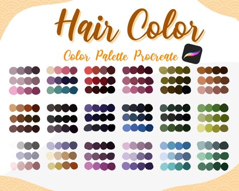 Digital Color Palette, Procreate Color Palettes, Procreate Palette, Color Theory Art, Procreate Color Palette, Colored Pencil Tutorial, Color Palette Challenge, Color Schemes Colour Palettes, Palette Art