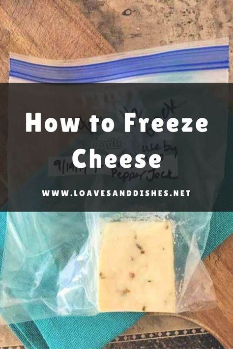 You can freeze all kinds of cheese! Freeze cheese slices, shredded cheese, soft cheese, and cheese blocks with no problem at all when you know how to freeze cheese! #foodprep #freeze #cheese Freezing Cheese How To, How To Freeze Cheese, Can You Freeze Cheese, Freeze Cheese, Freezing Cheese, Freezing Chicken, Mizithra Cheese, Scratch Cooking, Freezing Food