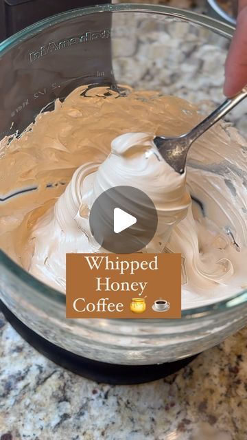 Whipped Milk For Coffee, Whipped Honey Coffee Recipe, Whipped Honey Coffee, How To Make Whipped Coffee, Hot Coffee Recipes, At Home Coffee Recipes, Whipped Cream Coffee, Coffee Whip, Whipped Coffee Recipe