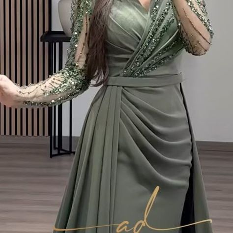 @asyaa.dress on Instagram: "the Beren dress 38 | -215€" Luxury Party Abaya Long Dress, Abaya Prom Dress, Elegant Floor-length Abaya For Party, Elegant Long Sleeve Abaya For Evening, Elegant Floor-length Abaya For Formal Occasions, Elegant Evening Dresses Long, Rustic Backyard, 2piece Outfits, Fancy Dresses Long