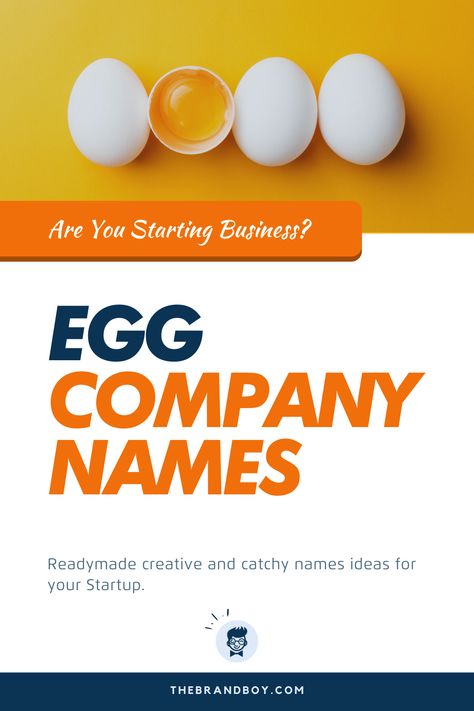 World has a population of over 6 billion and out of that the count will be less than 0.5 % group of people who don’t consume eggs, so just imagine the demand for eggs and how fast the egg business can prosper.  #BusinessNames #CatchyNamee #NamesIdea #SmallBusinessNames #EggCompanyNames Egg Business, Burger Store, Company Names Ideas, Business Name Ideas, Small Business Blog, Catchy Names, Farm Eggs, Spelling Bee, Names Ideas