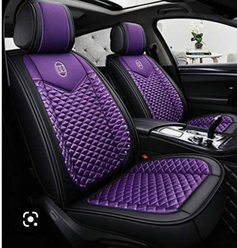 Purple Appliances, Ram Accessories, Car Seat Covers Full Set, Purple Car, Cool Car Accessories, Purple Interior, Dream Cars Jeep, Leather Car Seat Covers, Leather Car Seats