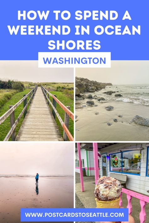 Planning a vacation to Ocean Shores? This guide includes where to stay and the 10 best things to do in Ocean Shores, Washington. Ocean Shores activities | what to do in Ocean Shores | family things to do in Ocean Shores Ocean Shores Washington Things To Do In, Second Beach Washington, Oregon Ocean, Washington Things To Do, Washington Beaches, Ocean City Nj Boardwalk, Ocean Shores Washington, Pacific Northwest Travel, Washington State Travel