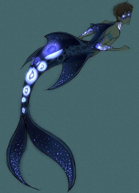 Black Mermaid Tail Art, Logan Sanders, Mermaid Designs, Mermaid Design, Mermaid Drawings, Sanders Sides, Thomas Sanders, Sander Sides, Mermaids And Mermen