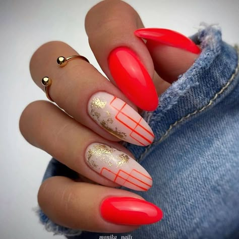 Nails Lines, Summer Nails Designs, Kylie Nails, Trend Nails, Unghie Sfumate, Her Nails, Get Nails, Oval Nails, Hot Nails