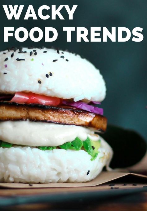 Attention adventurous eaters: always on the hunt for the weird and the wacky when it comes to your next meal? These five not-so-standard foods are sure to satisfy even your craziest cravings. (Don't say we didn't warn you!) Crazy Food, Stories To Tell, Pizza Delivery, Weird Food, World Recipes, Food Trends, Creative Food, Salmon Burgers, Food Print