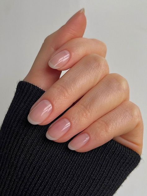 Bridal Manicure, Natural Nails Manicure, Wedding Manicure, Elegant Manicure, Milky Nails, Sheer Shades, Nagel Inspo, Oval Nails, Neutral Nails