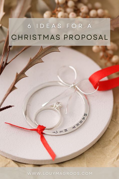 Get ready to pop the question this holiday🎄💍. Explore our top 6 swoon-worthy Christmas proposal ideas that will make your loved one's heart glow brighter than any Christmas light. Including out perfect Marry Me Christmas Bauble. Say cheers 🥂 to your happily ever after with these romantic and memorable surprises! ❤️🎅. Dog Proposal Ideas, Christmas Proposal Ideas, Christmas Engagement Proposal, Christmas Wedding Proposal, Winter Proposal, Holiday Engagement, Christmas Proposal, Christmas Eve Traditions, Inexpensive Christmas