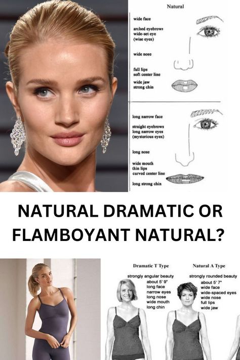 flamboyant natural body type Flamboyant Natural Body Type, Natural Body Type, Rosie Huntington Whiteley Hair, Strong Chin, Natural Dramatic, Straight Eyebrows, Rosie Huntington Whiteley Style, Wide Set Eyes, Flamboyant Natural