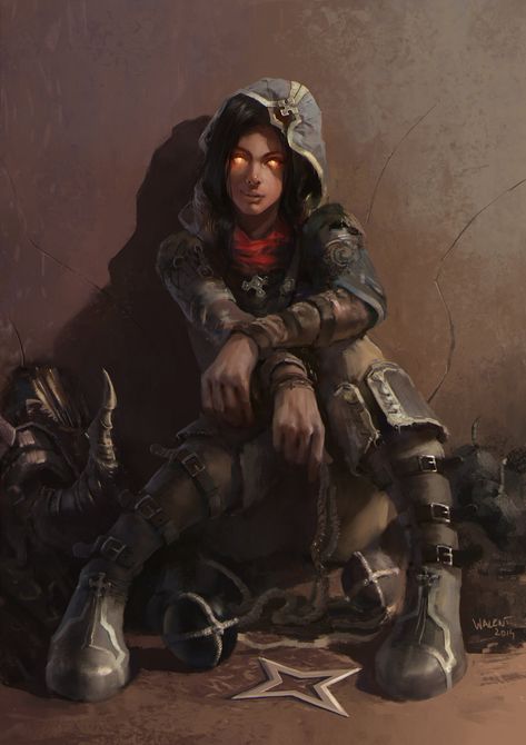 Demon Hunter Fanart by vladgheneli.deviantart.com on @deviantART Hunter Fanart, Dungeons And Dragons Books, D D Classes, Dnd Classes, Dungeons And Dragons Classes, Dnd 5e Homebrew, Dnd Dragons, Demon Hunter, D&d Dungeons And Dragons