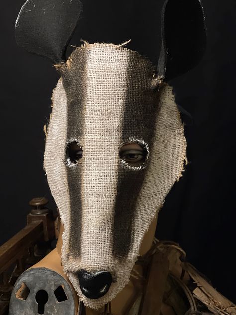 Animal Masquerade Costumes, Animal Costume Mask, Handmade Fantasy Costume Masks, Masquerade Mask Animal, Animal Masquerade Mask, Animal Masquerade, Rabbit Mask Creepy, Crow Mask, Creepy Animals