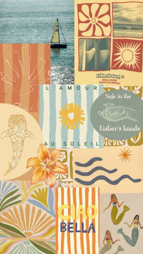 summer vibes!! #summer #surf #coastalsummer #surfgirl #boho Printable Wall Collage, Island Wallpaper, Coastal Wallpaper, Cute Summer Wallpapers, Summer Scrapbook, Summer Surf, Iphone Homescreen Wallpaper, Iphone Wallpaper App, Iphone Background Wallpaper