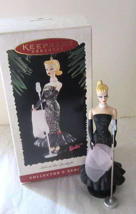 Vintage Christmas Hallmark Barbie Ornament Series by mstookesmuzes, $15.00 Barbie Ornaments, Barbie Christmas Ornaments, Christmas Barbie, Hallmark Christmas Ornaments, Holiday Barbie, Hallmark Keepsake Ornaments, Hallmark Christmas, In The Spotlight, Hallmark Ornaments