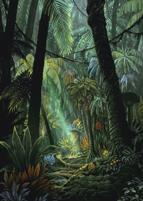 Etrian Odyssey - Jungle Christmas Tree Inspiration White, Odyssey Art, Jungle Drawing, Etrian Odyssey, Jungle Tree, Jungle Forest, Deco Jungle, Jungle Illustration, Jungle Art