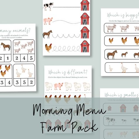 Morning Menu Handwriting Books, Toddler Homeschool, Morning Time, How To Start Homeschooling, Diy Toddler, Multiplication For Kids, Montessori Baby, Homeschool Activities, Preschool At Home