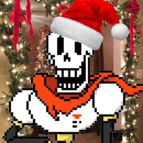 Undertale Christmas, Christmas Profile Pictures, Ut Art, Undertale Memes, Undertale Aus, Married Christmas, Christmas Icons, Undertale Fanart, Undertale Au