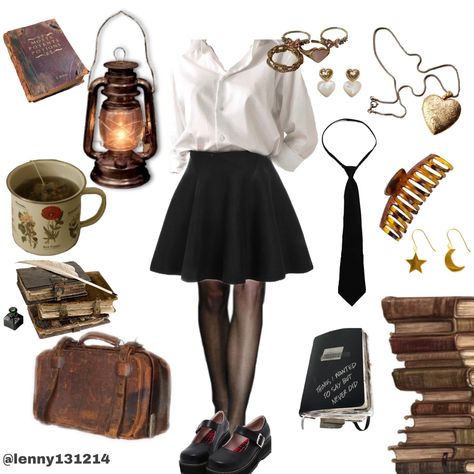 Witchy Academia Outfit, Goth Academia, Darkest Academia, Witchy Academia, Witchy Clothes, Vintage Academia, Academia Outfits, Witch Academia, Fashion Inspo