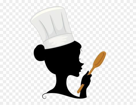 Female Chef Logo, Chef Clipart, Cooking Logo, Food Logo Design Inspiration, Chef Logo, Kitchen Logo, Cake Logo Design, Cartoon Clip, Female Chef