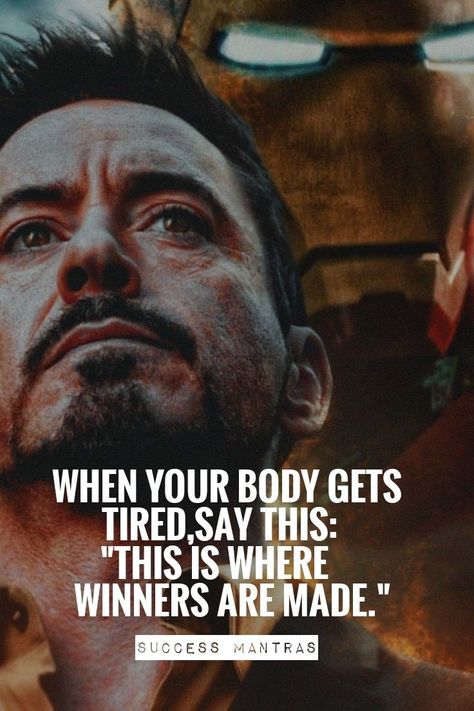 Rdj Quotes, Green Motivation, Robert Downey Jr Quotes, Pure Thoughts, Iron Man Quotes, Quotes About Attitude, Hard Motivation, Tony Stark Quotes, Stark Quote