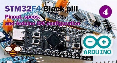 This article will explain how to program the Black Pill STM32F4 microcontroller board. It can be considered the big brother of the STM32F1 series, more powerful, and with all the features of the F1 version. Microcontroller Board, Blue Pill, Running Program, Digital Signal Processing, Flash Memory, Serial Port, Signal Processing, Battery Backup, Sd Card