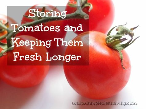 Storing Tomatoes, Store Tomatoes, How To Store Apples, How To Store Tomatoes, Grocery Ideas, Big Tomato, Smart Hacks, Best Slow Cooker Recipes, Storing Fruit