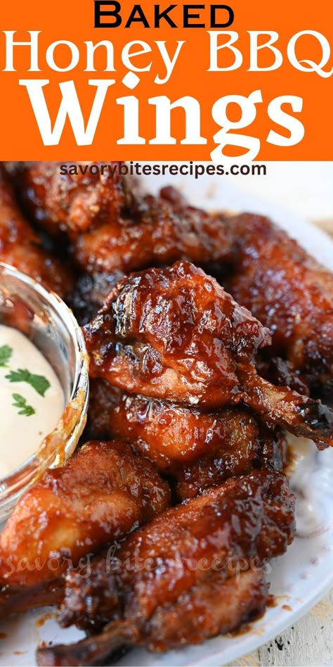 Honey Bbq Wing Sauce Recipes, Buffalo Wild Wings Honey Barbecue Sauce Recipe, Home Made Wings Recipes, Chicken Wings Bbq Sauce, Bbq Chicken Sauce Recipe, Easy Honey Bbq Sauce, Hot Sauce For Wings Recipes, Easy Homemade Chicken Wings, Bang Bang Wings Recipe