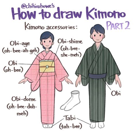 Dress Drawing Easy, Clothes Drawing, Japanese Traditional Clothing, Japan Outfit, Japanese Outfits, Drawing Clothes, Japanese Kimono, Anime Inspired, Drawing Base