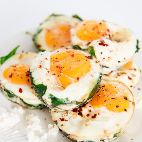 Spinach and Feta Egg Muffins Spinach Feta Egg Muffins, Feta Egg Muffins, Spinach Feta Egg, Instant Oatmeal Recipes, Mini Egg Muffins, Cinnamon Granola Recipe, Easy Meal Prep Breakfast, Easy Egg Muffins, Baked Egg Cups