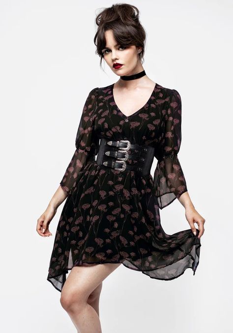 Women’s New – Disturbia Capsule 2023, Flute Sleeve, Inner Witch, Tailored Jumpsuit, Fall In Love Again, Dark Cottagecore, Mini Shirt Dress, Goth Outfits, Love Again